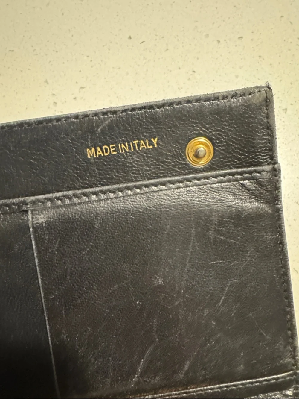 Prada Black Quilted Fold-Over Wallet - Picture 4 of 11